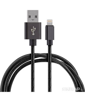 ENERGY Кабель ET-25 USB/Lightning (для продукции Apple), цвет - черный