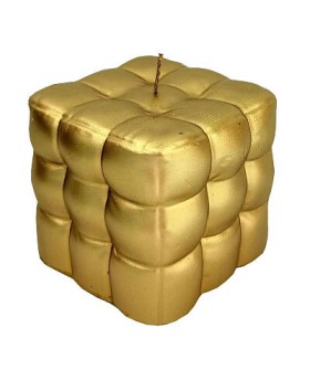 Mallony Свеча Плюшевый пуф золотая (лак) 104543-SK