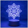 Светильник декоративный Energy EN-NL 26 3D снежинка. 106257-SK
