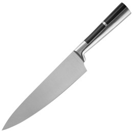MALLONY Нож поварской цельнометаллический с вставкой из АБС пластика PROFI, 20 см. LEONORD 106016-SK