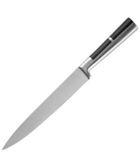 MALLONY Нож разделочный цельнометаллический с вставкой из АБС пластика PROFI, 20 см LEONORD 106017-SK