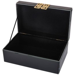 Lefard Шкатулка Коллекция Престиж Цвет:черный Лак 21*13*8,5 См 453-105