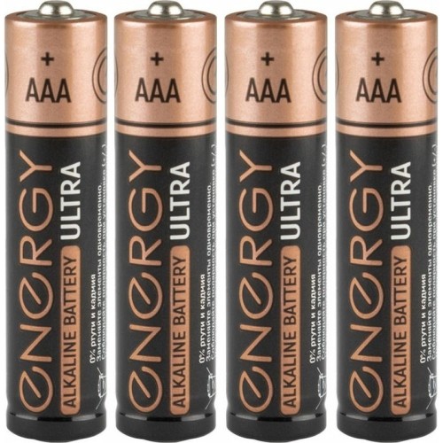Батарейка алкалиновая Energy Ultra LR03/4B (АAА)