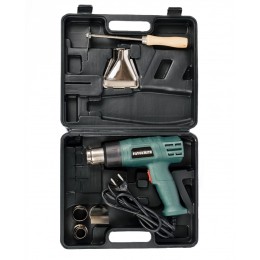 FAVOURITE Фен промыш-й 2000Вт, 400/600С, 300/500л/мин 2реж, насадки FHGP 2000K