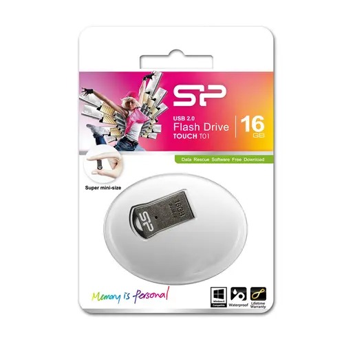 Флеш Диск Silicon Power 16Gb Touch T01