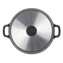 ГОРНИЦА Кастрюля гранит К283аг 7л +кр п/у