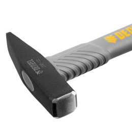 Denzel Молоток слесарный, 200 г, кованый, фибергласовая рукоятка c TPR покрытием 10482