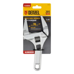 Denzel Ключ разводной 205 мм, алюминиевый 15755