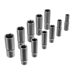 Сибртех Набор инструментов, 1/2, 3/8, 1/4, пластиковый кейс 171 предм. 14171