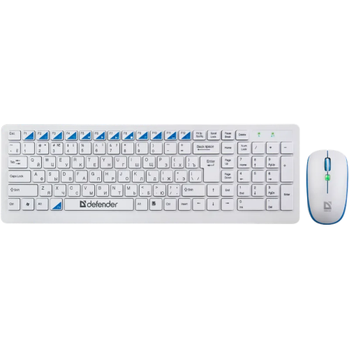 Клавиатура + мышь Defender  Skyline 895 Nano W(Белый)