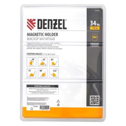 DENZEL Фиксатор магнитный для сварочных работ усилие 75 LB, 30х45х60х75х90х135 град. 97556