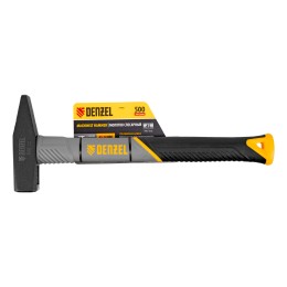 Denzel Молоток слесарный, 500 г, кованый, фибергласовая рукоятка c TPR покрытием 10485