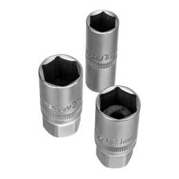 Сибртех Набор инструментов, 1/2, 3/8, 1/4, пластиковый кейс 215 предм. 14170