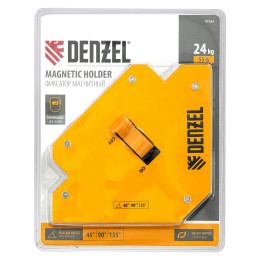 DENZEL Фиксатор магнитный отключаемый для сварочных работ усилие 55 LB, 45х90х135 град. 97564