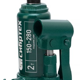 Сибртех Домкрат гидравлический бутылочный, 2 т, 150-280 мм 50800