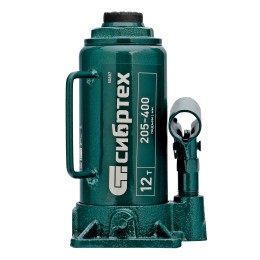 Сибртех Домкрат гидравлический бутылочный, 12 т, 205-400 мм 50807