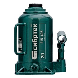 Сибртех Домкрат гидравлический бутылочный, 20 т, 215-405 мм 50809