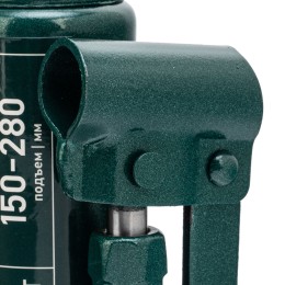 Сибртех Домкрат гидравлический бутылочный, 2 т, 150-280 мм, в пласт. кейсе 50812