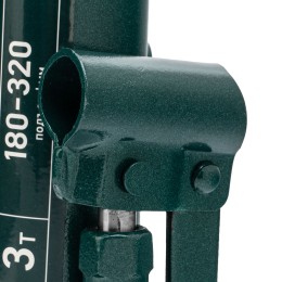 Сибртех Домкрат гидравлический бутылочный, 3 т, 180-320 мм, в пласт. кейсе 50813