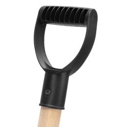 Sparta Лопата для уборки снега полипропиленовая, 275х365х870 мм, деревянный черенок, Россия 61653