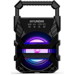 Hyundai Колонка порт. H-PS1000 черный 9W 1.0 BT/USB 10м