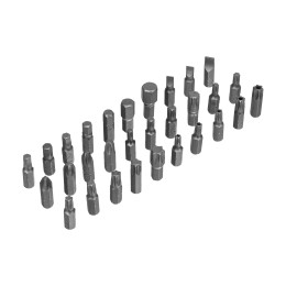 Сибртех Набор инструментов, 1/2, 3/8, 1/4, пластиковый кейс 215 предм. 14170