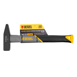 Denzel Молоток слесарный, 400 г, кованый, фибергласовая рукоятка c TPR покрытием 10484
