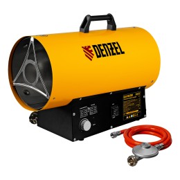 Denzel Газовая тепловая пушка GHG-30i, 30 кВт, цифровой термостат, пропан-бутан 96471