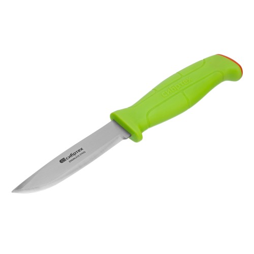 Нож-поплавок хозяйственный с чехлом, пластиковая рукоятка, 230 мм Сибртех 79019