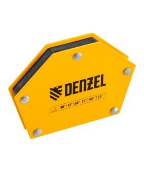 DENZEL Фиксатор магнитный для сварочных работ усилие 50 LB, 30х45х60х75х90х135 град. 97554
