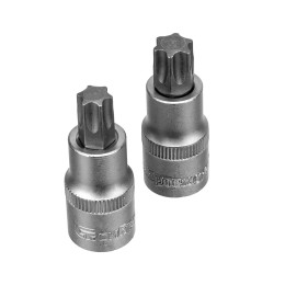 Сибртех Набор инструментов, 1/2, 3/8, 1/4, пластиковый кейс 215 предм. 14170