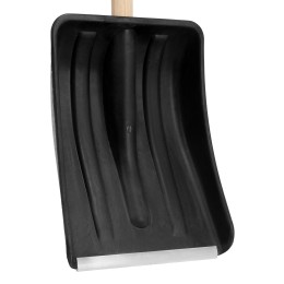 Sparta Лопата для уборки снега полипропиленовая, 275х365х870 мм, деревянный черенок, Россия 61653