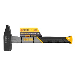 Denzel Молоток слесарный, 1000 г, кованый, фибергласовая рукоятка c TPR покрытием 10490