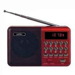 PERFEO Радиоприемник PALM (i90-BL красный)