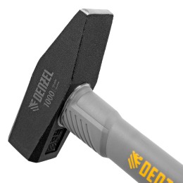 Denzel Молоток слесарный, 1000 г, кованый, фибергласовая рукоятка c TPR покрытием 10490