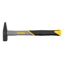 Denzel Молоток слесарный, 200 г, кованый, фибергласовая рукоятка c TPR покрытием 10482