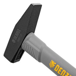 Denzel Молоток слесарный, 500 г, кованый, фибергласовая рукоятка c TPR покрытием 10485