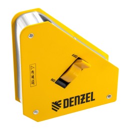 DENZEL Фиксатор магнитный отключаемый для сварочных работ усилие 55 LB, 45х90 град. 97562