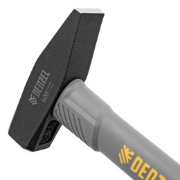 Denzel Молоток слесарный, 600 г, кованый, фибергласовая рукоятка c TPR покрытием 10486