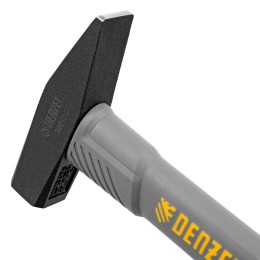 Denzel Молоток слесарный, 300 г, кованый, фибергласовая рукоятка c TPR покрытием 10483