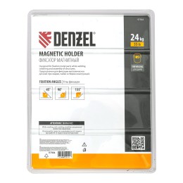 DENZEL Фиксатор магнитный отключаемый для сварочных работ усилие 55 LB, 45х90х135 град. 97564