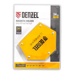 DENZEL Фиксатор магнитный для сварочных работ усилие 75 LB, 30х45х60х75х90х135 град. 97556