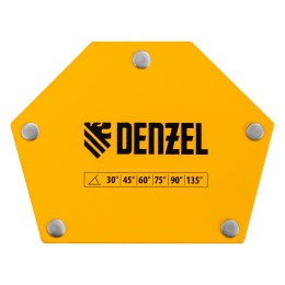 DENZEL Фиксатор магнитный для сварочных работ усилие 50 LB, 30х45х60х75х90х135 град. 97554