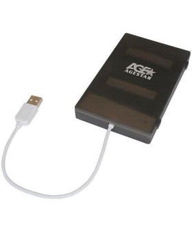 AgeStar Внешний корпус 2.5 SATA HDD/SSD SUBCP1 (BLACK) USB2.0, пластик