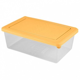 DELTA Контейнер для продуктов Asti прямоугольный 1,05 л 221100204/01 бледно-желтый
