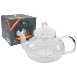 MALLONY Чайник заварочный AROMA, объем:850 мл (боросиликатное стекло). 008246-SK