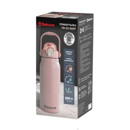 Sakura Термобутылка нерж.колба 0,9л.  TM-02-900P