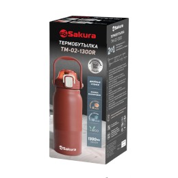Sakura Термобутылка нерж.колба 1,3л. TM-02-1300R