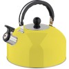 Чайник, Casual, объем 2,7 л, со свистком, из нержавеющей стали, окрашенный, цвет: желтый. 985626-SK