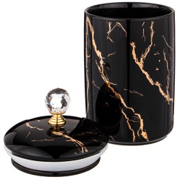 Lefard Банка С Крышкой Fantasy 19*10,5 См 800 Мл Черная 42-364